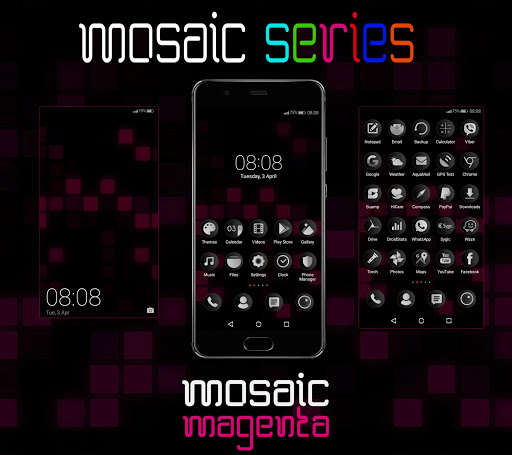 Run android online APK [EMUI 5/8/9.0]Mosaic Magenta Theme from MyAndroid or emulate [EMUI 5/8/9.0]Mosaic Magenta Theme using MyAndroid